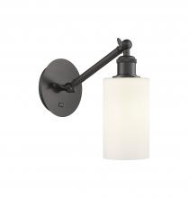 Innovations Lighting 317-1W-OB-G801-LED - Clymer - 1 Light - 4 inch - Oil Rubbed Bronze - Adjustable Sconce