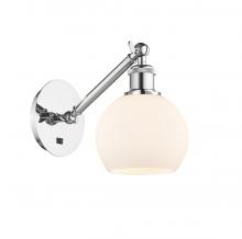 Innovations Lighting 317-1W-PC-G121-6-LED - Athens - 1 Light - 6 inch - Polished Chrome - Adjustable Sconce
