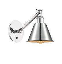 Innovations Lighting 317-1W-PC-M8-LED - Smithfield - 1 Light - 7 inch - Polished Chrome - Adjustable Sconce