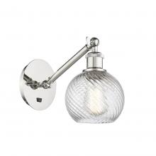 Innovations Lighting 317-1W-PN-G121-6-LED - Athens - 1 Light - 6 inch - Polished Nickel - Adjustable Sconce