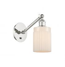 Innovations Lighting 317-1W-PN-G341-LED - Hadley - 1 Light - 5 inch - Polished Nickel - Adjustable Sconce