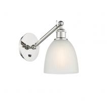 Innovations Lighting 317-1W-PN-G381-LED - Castile - 1 Light - 6 inch - Polished Nickel - Adjustable Sconce