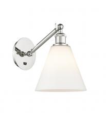 Innovations Lighting 317-1W-PN-GBC-81-LED - Berkshire - 1 Light - 8 inch - Polished Nickel - Adjustable Sconce