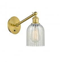 Innovations Lighting 317-1W-SG-G2511-LED - Caledonia - 1 Light - 5 inch - Satin Gold - Adjustable Sconce