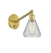 Innovations Lighting 317-1W-SG-G275-LED - Conesus - 1 Light - 6 inch - Satin Gold - Adjustable Sconce