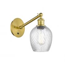 Innovations Lighting 317-1W-SG-G292-LED - Salina - 1 Light - 6 inch - Satin Gold - Adjustable Sconce