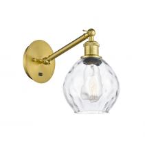 Innovations Lighting 317-1W-SG-G362-LED - Waverly - 1 Light - 6 inch - Satin Gold - Adjustable Sconce