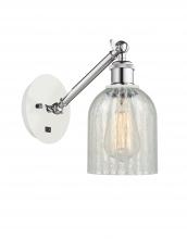 Innovations Lighting 317-1W-WPC-G2511-LED - Caledonia - 1 Light - 5 inch - White Polished Chrome - Adjustable Sconce
