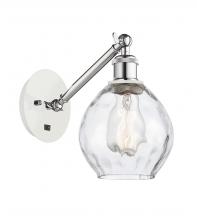 Innovations Lighting 317-1W-WPC-G362-LED - Waverly - 1 Light - 6 inch - White Polished Chrome - Adjustable Sconce