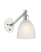 Innovations Lighting 317-1W-WPC-G381-LED - Castile - 1 Light - 6 inch - White Polished Chrome - Adjustable Sconce