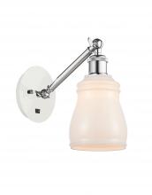 Innovations Lighting 317-1W-WPC-G391-LED - Ellery - 1 Light - 5 inch - White Polished Chrome - Adjustable Sconce