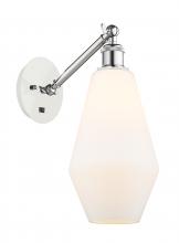 Innovations Lighting 317-1W-WPC-G651-7-LED - Cindyrella - 1 Light - 7 inch - White Polished Chrome - Adjustable Sconce