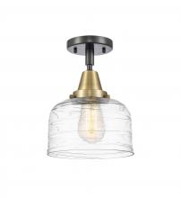 Innovations Lighting 447-1C-BAB-G713-LED - Bell - 1 Light - 8 inch - Black Antique Brass - Flush Mount