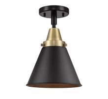 Innovations Lighting 447-1C-BAB-M13-BK-LED - Appalachian - 1 Light - 8 inch - Black Antique Brass - Flush Mount