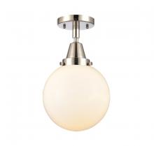 Innovations Lighting 447-1C-PN-G201-8-LED - Beacon - 1 Light - 8 inch - Polished Nickel - Flush Mount