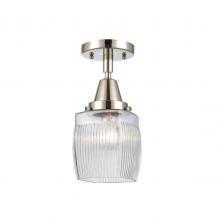 Innovations Lighting 447-1C-PN-G302-LED - Colton - 1 Light - 6 inch - Polished Nickel - Flush Mount