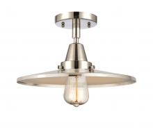 Innovations Lighting 447-1C-PN-MFR-PN-12-LED - Appalachian - 1 Light - 12 inch - Polished Nickel - Flush Mount