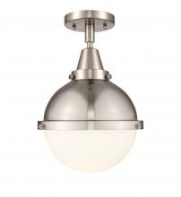 Innovations Lighting 447-1C-SN-HFS-81-SN-LED - Hampden - 1 Light - 9 inch - Brushed Satin Nickel - Flush Mount