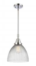 Innovations Lighting 447-1S-PC-G222-LED - Seneca Falls - 1 Light - 10 inch - Polished Chrome - Mini Pendant