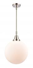 Innovations Lighting 447-1S-PN-G201-12-LED - Beacon - 1 Light - 12 inch - Polished Nickel - Mini Pendant