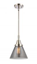 Innovations Lighting 447-1S-PN-G43-LED - Cone - 1 Light - 8 inch - Polished Nickel - Mini Pendant