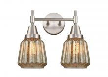 Innovations Lighting 447-2W-SN-G146-LED - Chatham - 2 Light - 15 inch - Satin Nickel - Bath Vanity Light