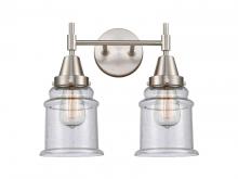 Innovations Lighting 447-2W-SN-G184-LED - Canton - 2 Light - 15 inch - Satin Nickel - Bath Vanity Light