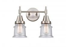 Innovations Lighting 447-2W-SN-G184S-LED - Canton - 2 Light - 14 inch - Satin Nickel - Bath Vanity Light