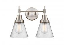 Innovations Lighting 447-2W-SN-G64-LED - Cone - 2 Light - 15 inch - Satin Nickel - Bath Vanity Light