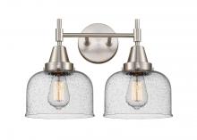 Innovations Lighting 447-2W-SN-G74-LED - Caden - 2 Light - 17 inch - Satin Nickel - Bath Vanity Light
