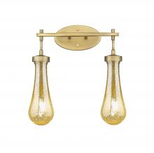Innovations Lighting 451-2W-BB-G451-4ME - Owego - 2 Light - 17 inch - Brushed Brass - Bath Vanity Light