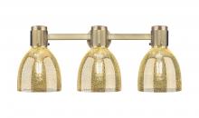 Innovations Lighting 464-3W-BB-G464D-7ME - Lawton Bell - 3 Light - 27 inch - Brushed Brass - Bath Vanity Light