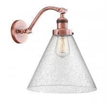Innovations Lighting 515-1W-AC-G44-L-LED - Cone - 1 Light - 12 inch - Antique Copper - Adjustable Sconce