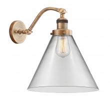 Innovations Lighting 515-1W-BB-G42-L-LED - Cone - 1 Light - 12 inch - Brushed Brass - Adjustable Sconce