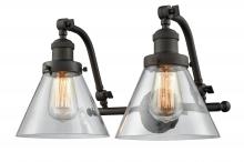 Innovations Lighting 515-2W-OB-G42 - Cone - 2 Light - 18 inch - Oil Rubbed Bronze - Adjustable Bath Vanity Light
