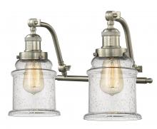 Innovations Lighting 515-2W-SN-G184 - Canton - 2 Light - 18 inch - Brushed Satin Nickel - Adjustable Bath Vanity Light