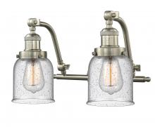Innovations Lighting 515-2W-SN-G54 - Bell - 2 Light - 18 inch - Brushed Satin Nickel - Adjustable Bath Vanity Light