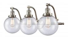 Innovations Lighting 515-3W-SN-G204-8 - Beacon - 3 Light - 28 inch - Brushed Satin Nickel - Adjustable Bath Vanity Light