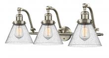 Innovations Lighting 515-3W-SN-G44 - Cone - 3 Light - 28 inch - Brushed Satin Nickel - Adjustable Bath Vanity Light
