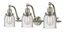 Innovations Lighting 515-3W-SN-G54 - Bell - 3 Light - 28 inch - Brushed Satin Nickel - Adjustable Bath Vanity Light
