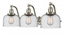 Innovations Lighting 515-3W-SN-G74 - Bell - 3 Light - 28 inch - Brushed Satin Nickel - Adjustable Bath Vanity Light