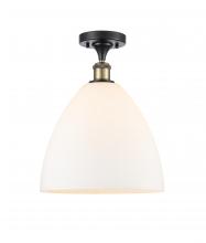 Innovations Lighting 516-1C-BAB-GBD-121-LED - Bristol - 1 Light - 12 inch - Black Antique Brass - Semi-Flush Mount