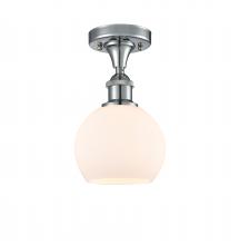 Innovations Lighting 516-1C-PC-G121-6-LED - Athens - 1 Light - 6 inch - Polished Chrome - Semi-Flush Mount