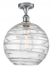 Innovations Lighting 516-1C-PC-G1213-12-LED - Athens Deco Swirl - 1 Light - 12 inch - Polished Chrome - Semi-Flush Mount
