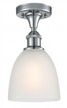 Innovations Lighting 516-1C-PC-G381-LED - Castile - 1 Light - 6 inch - Polished Chrome - Semi-Flush Mount