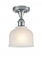 Innovations Lighting 516-1C-PC-G411-LED - Dayton - 1 Light - 6 inch - Polished Chrome - Semi-Flush Mount