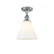 Innovations Lighting 516-1C-PC-GBC-81-LED - Berkshire - 1 Light - 8 inch - Polished Chrome - Semi-Flush Mount