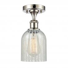 Innovations Lighting 516-1C-PN-G2511-LED - Caledonia - 1 Light - 5 inch - Polished Nickel - Semi-Flush Mount