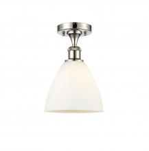 Innovations Lighting 516-1C-PN-GBD-751-LED - Bristol - 1 Light - 8 inch - Polished Nickel - Semi-Flush Mount