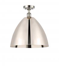 Innovations Lighting 516-1C-PN-MBD-16-PN-LED - Bristol - 1 Light - 16 inch - Polished Nickel - Semi-Flush Mount